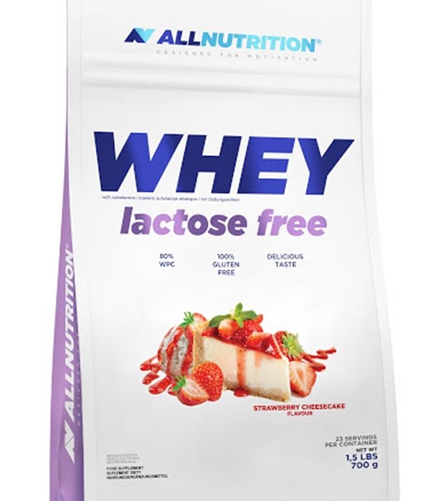 Whey Lactose Free, Strawberry Cheesecake - 700 grams