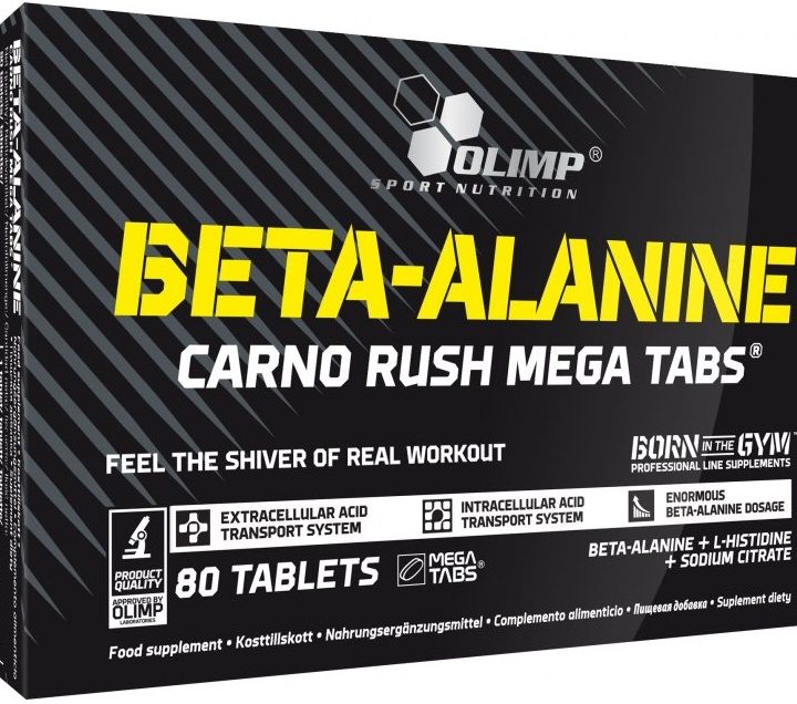 Beta Alanine - Carno Rush Mega Tabs - 80 tablets