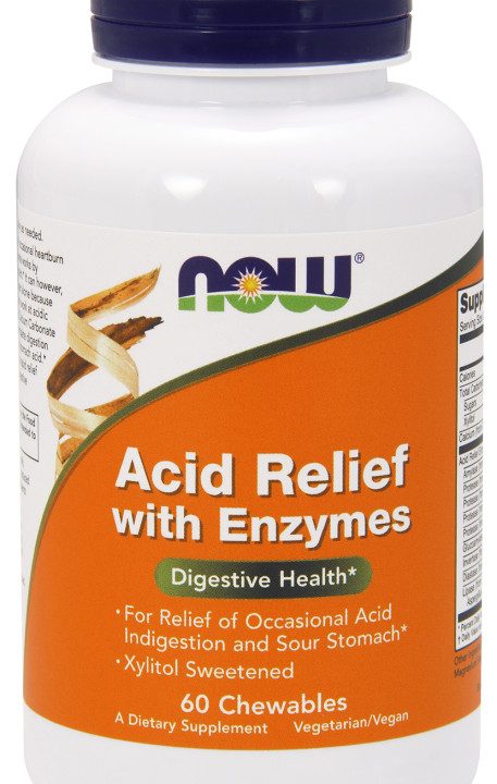 Acid Relief with Enzymes - 60 chewables