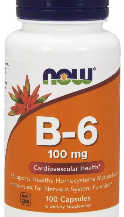 Vitamin B-6, 100mg - 100 caps