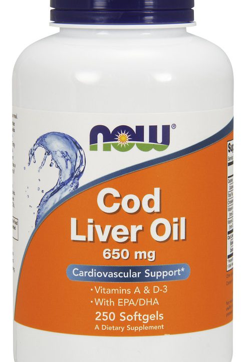 Cod Liver Oil, 650mg - 250 softgels