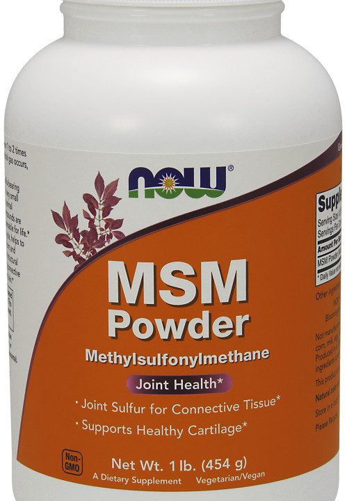 MSM Methylsulphonylmethane, Powder - 454 grams
