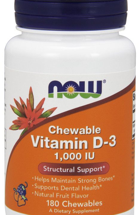 Vitamin D-3, 1000 IU (Chewable) - 180 chewables