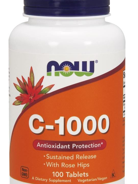 Vitamin C-1000 with Rose Hips - Sustained Release - 100 tablets