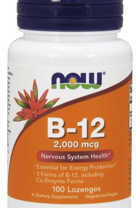 Vitamin B-12, 2000mcg - 100 lozenges