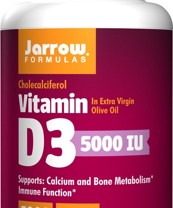 Vitamin D3, 5000 IU - 100 softgels