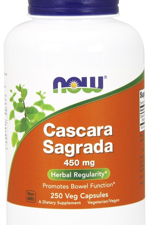 Cascara Sagrada, 450mg - 250 vcaps