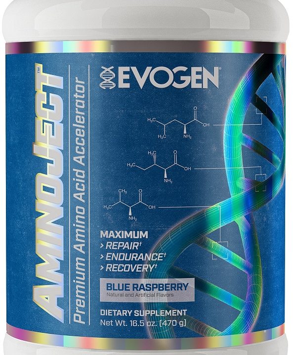 AminoJect, Blue Raspberry - 470 grams