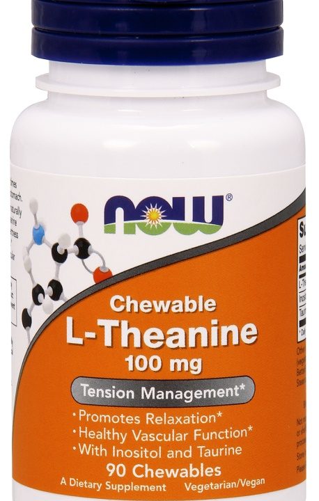 L-Theanine with Inositol and Taurine, 100mg - 90 chewables
