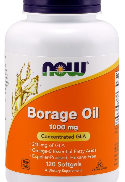 Borage Oil, 1000mg - 120 softgels