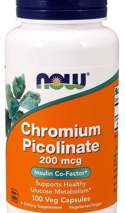 Chromium Picolinate, 200mcg - 100 vcaps