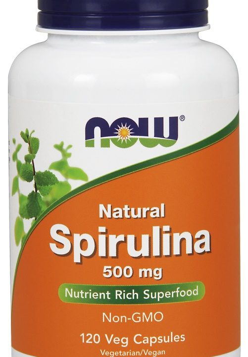 Spirulina - Natural, 500mg - 120 vcaps