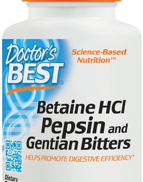 Betaine HCl Pepsin & Gentian Bitters - 360 caps