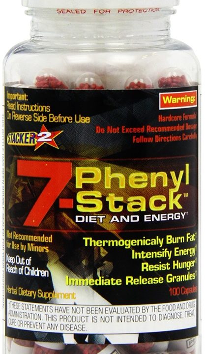 Stacker 2 7-Phenyl Stack - 100 caps (EAN 878114000878)