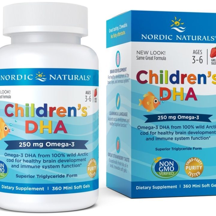 Children's DHA, 250mg Omega-3 Strawberry - 360 mini softgels