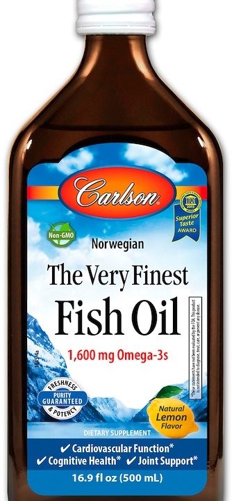 The Very Finest Fish Oil, Natural Lemon - 500 ml.