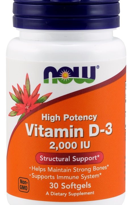 Vitamin D-3, 2000 IU - 30 softgels