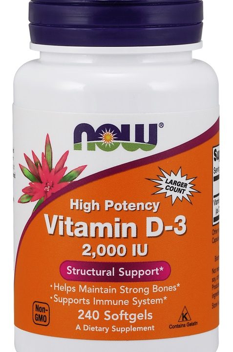 Vitamin D-3, 2000 IU - 240 softgels