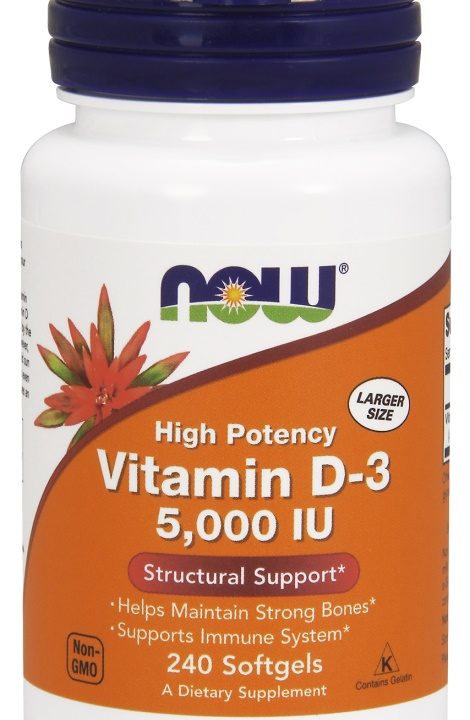 Vitamin D-3, 5000 IU - 240 softgels