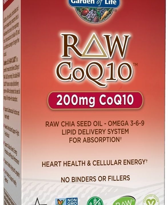 Raw CoQ10, 200mg - 60 vegan caps