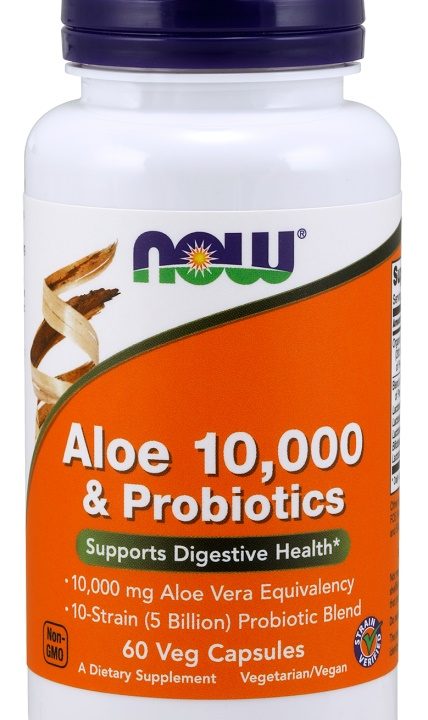 Aloe 10,000 & Probiotics - 60 vcaps