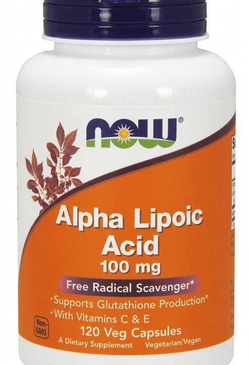 Alpha Lipoic Acid with Vitamins C & E, 100mg - 120 vcaps
