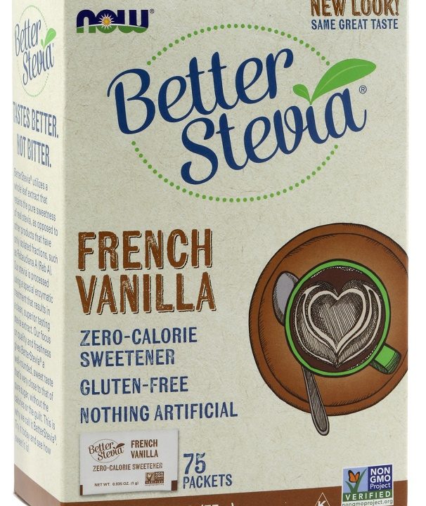 Better Stevia Packets, French Vanilla - 75 packets