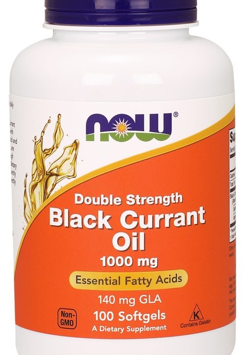Black Currant Oil, 1000mg - 100 softgels