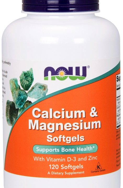 Calcium & Magnesium with Vit D and Zinc - 120 softgels