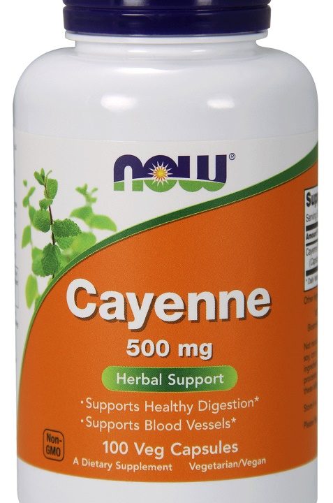 Cayenne, 500mg - 100 vcaps