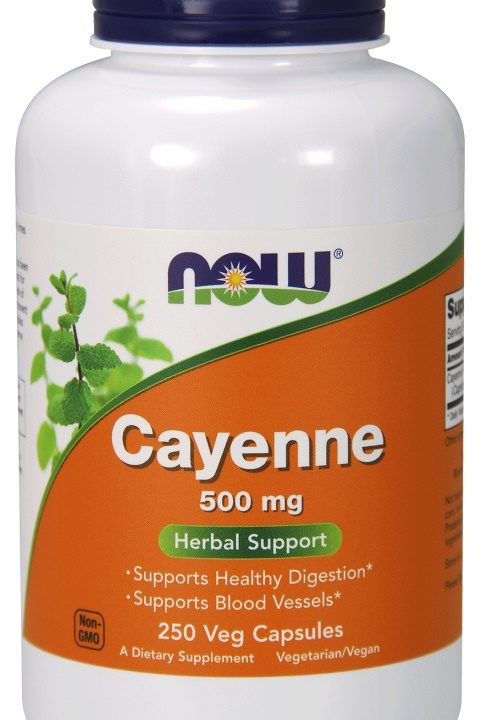 Cayenne, 500mg - 250 vcaps