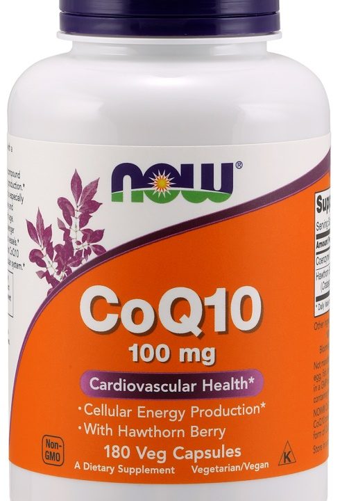 CoQ10 with Hawthorn Berry, 100mg - 180 vcaps