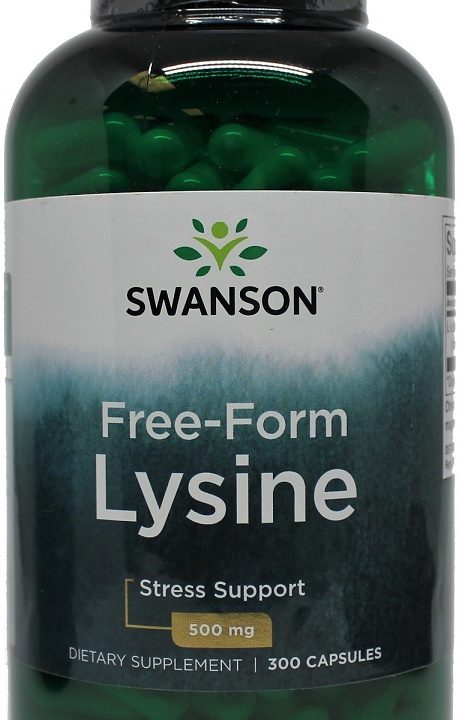 Lysine, 500mg Free-Form - 300 caps