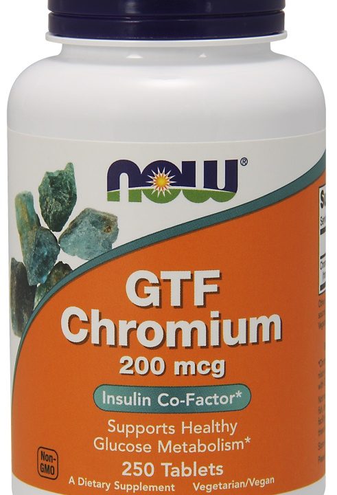 GTF Chromium, 200mcg - 250 tablets