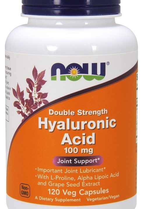 Hyaluronic Acid, 100mg Double Strength - 120 vcaps