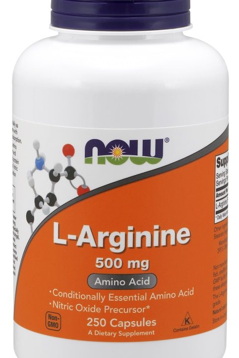 L-Arginine, 500mg - 250 caps