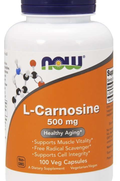 L-Carnosine, 500mg - 100 vcaps