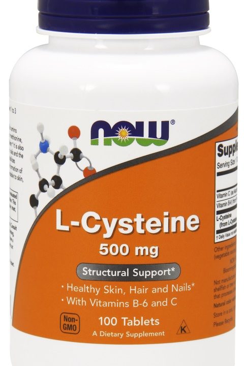 L-Cysteine, 500mg - 100 tablets