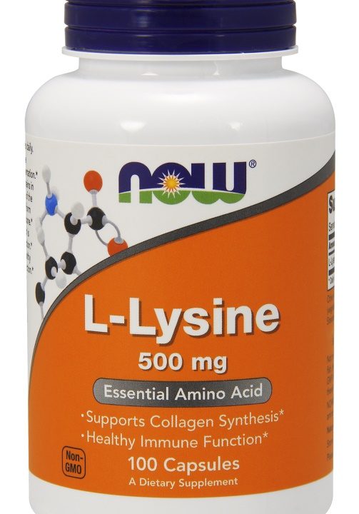 L-Lysine, 500mg - 100 vcaps