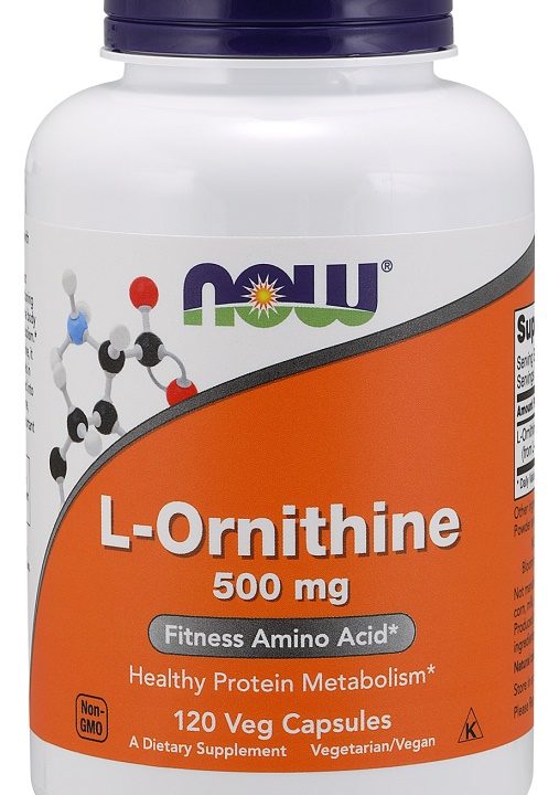 L-Ornithine, 500mg - 120 vcaps