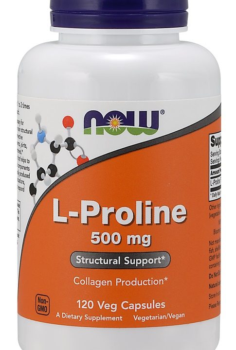 L-Proline, 500mg - 120 vcaps