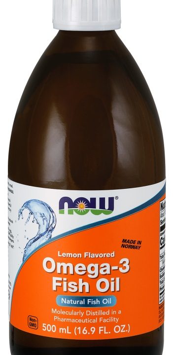Omega-3 Fish Oil Liquid, Lemon - 500 ml.