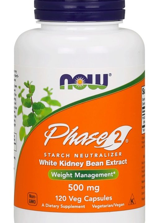 Phase 2 - White Kidney Bean Extract, 500mg - 120 vcaps