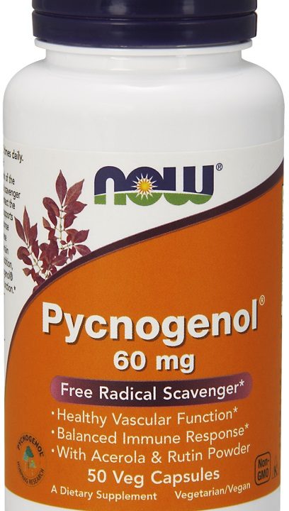 Pycnogenol with Acerola & Rutin Powder, 60mg - 50 vcaps