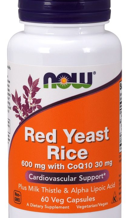 Red Yeast Rice with CoQ10, 600mg - 60 vcaps