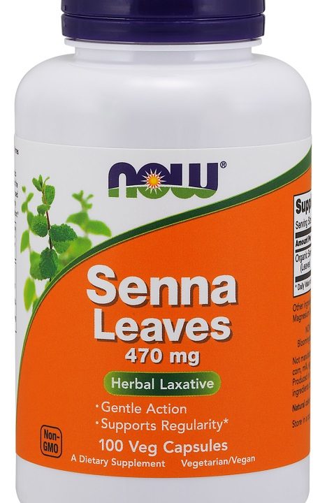 Senna Leaves, 470mg - 100 vcaps