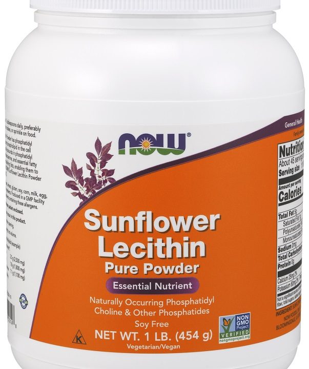 Sunflower Lecithin, Pure Powder - 454 grams