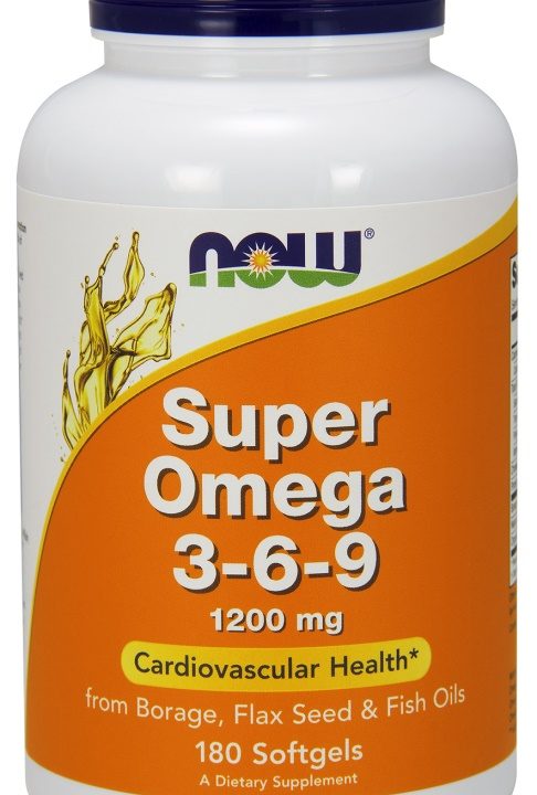 Super Omega 3-6-9, 1200mg - 180 softgels