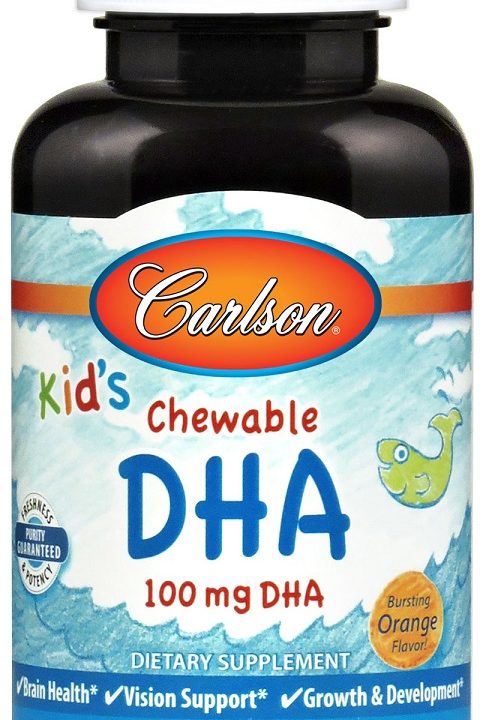 Kid's Chewable DHA, 100mg Orange - 120 softgels