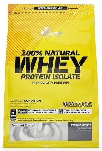 100% Natural Whey Protein Isolate, Natural - 600 grams